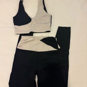 Black and White Activewear Set